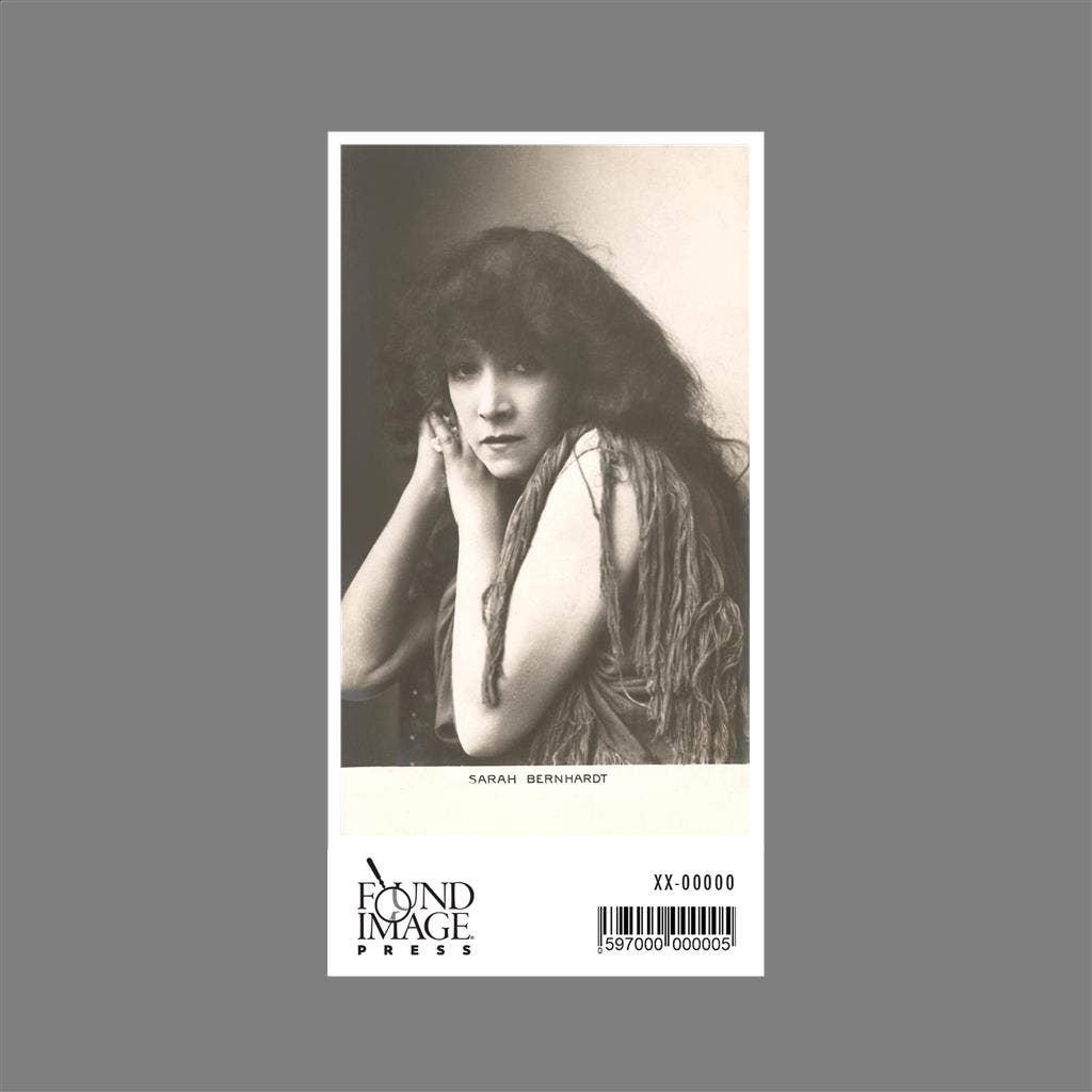 Sarah Bernhardt in Fringed Costume Sticker