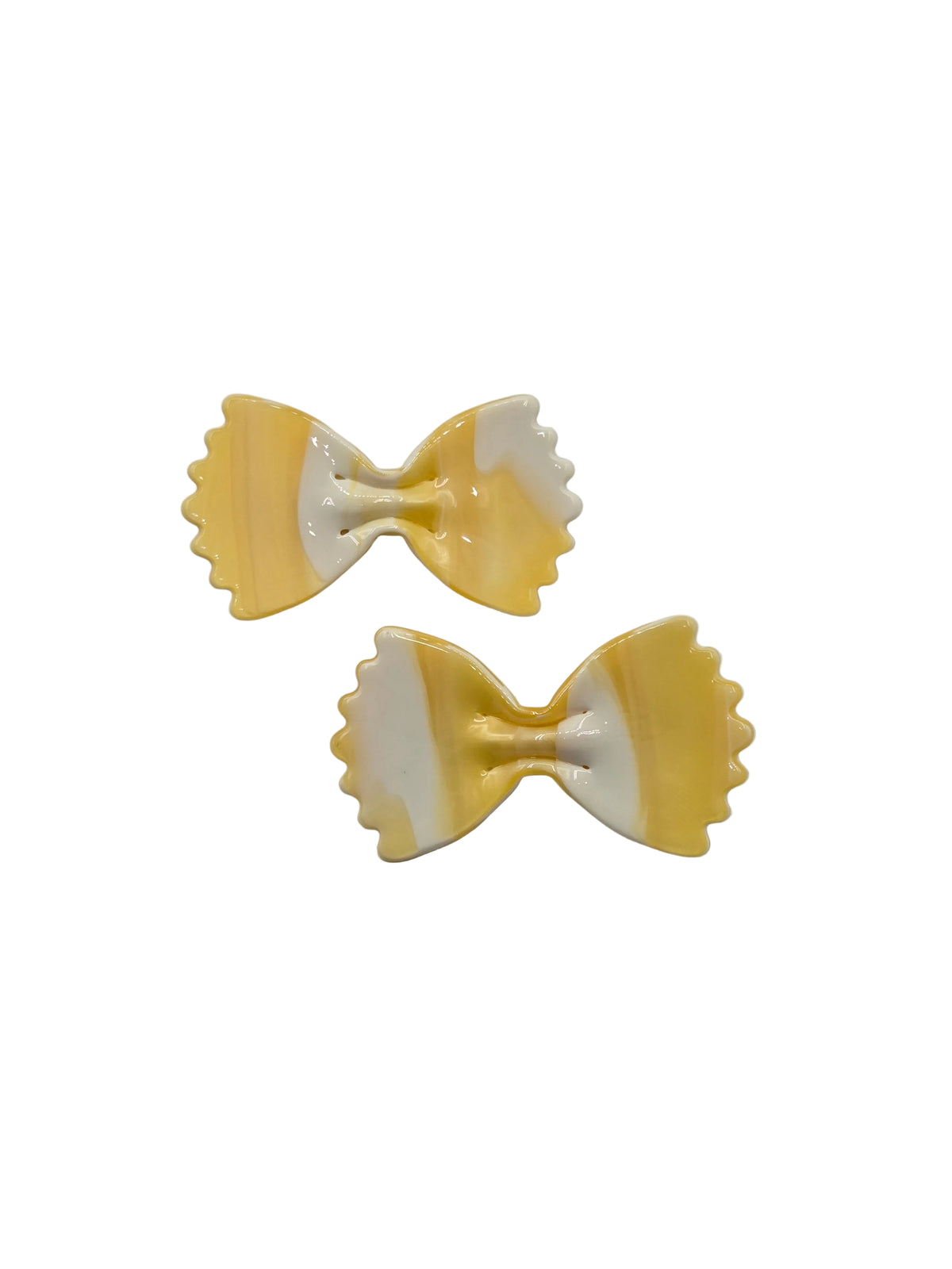 Farfalle Pasta Italian Bow Tie Alligator Hair Clip