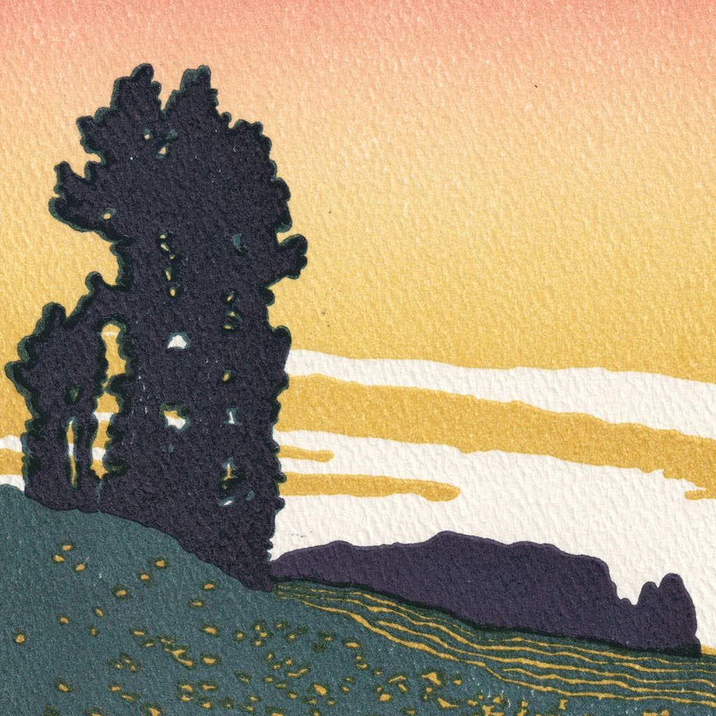 Golden Sunset Individual Card