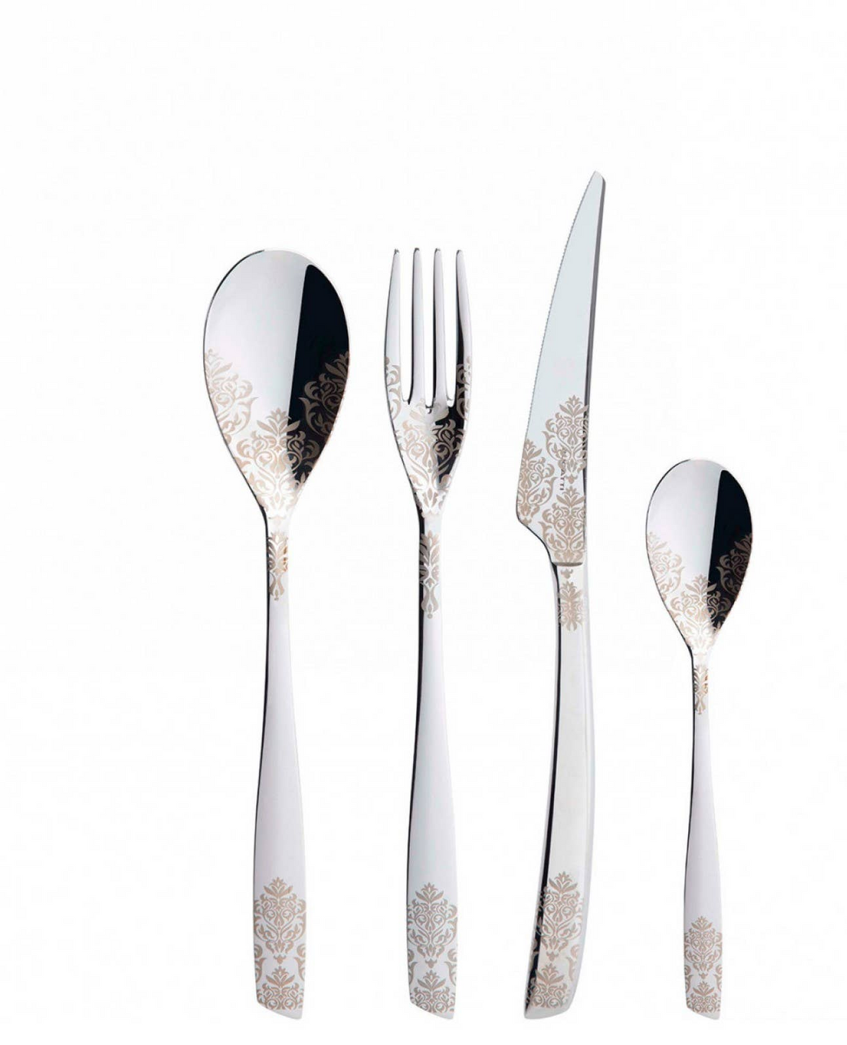 Riviera Devore' 5 Piece Place Setting stainless steel