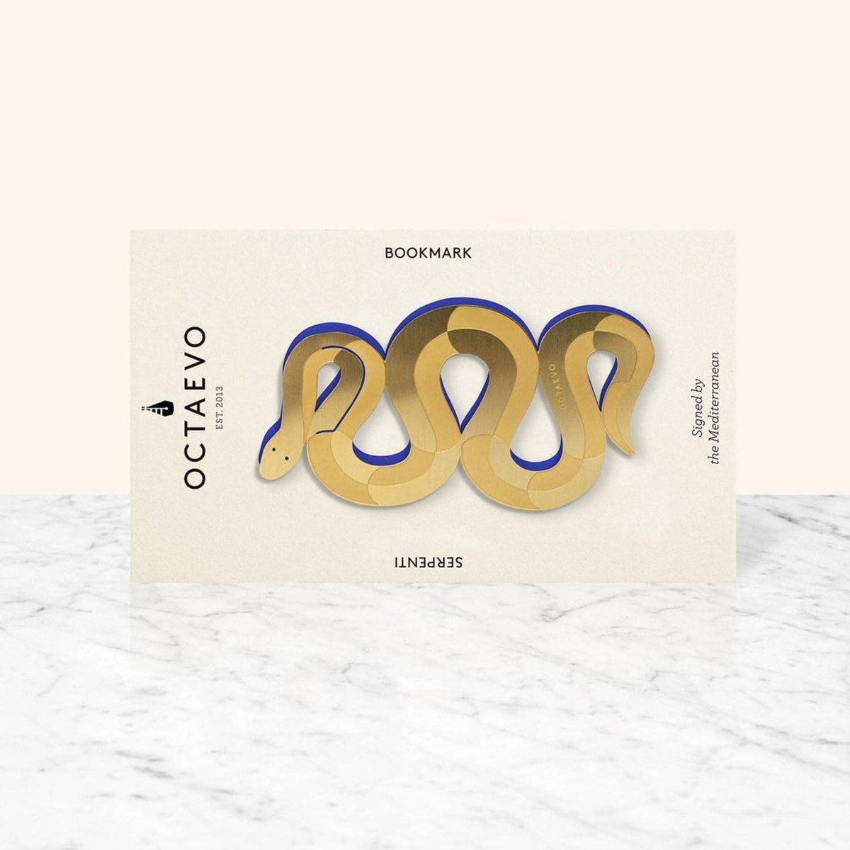 Serpenti - Varnished Brass Bookmark