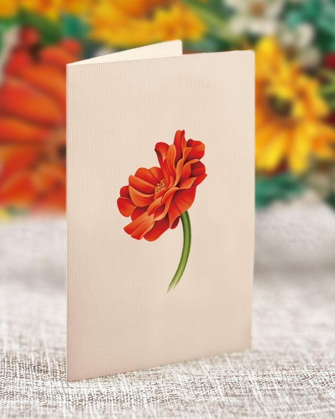 Pumpkin Harvest Mini Pop-up Flower
