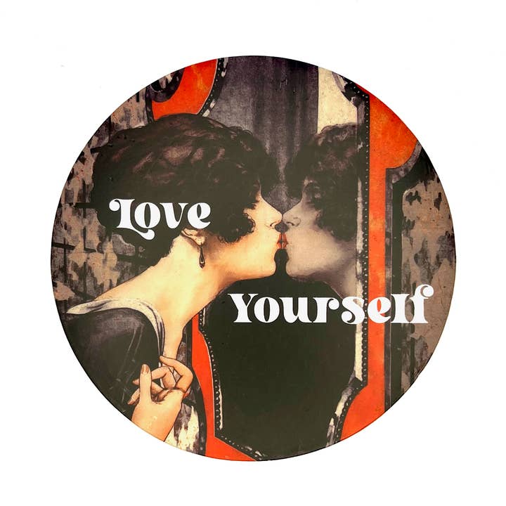 Love Yourself Vinyl Sticker 4 in