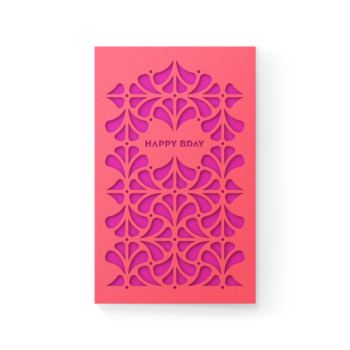 Happy Bday Garden Mini Layered Card