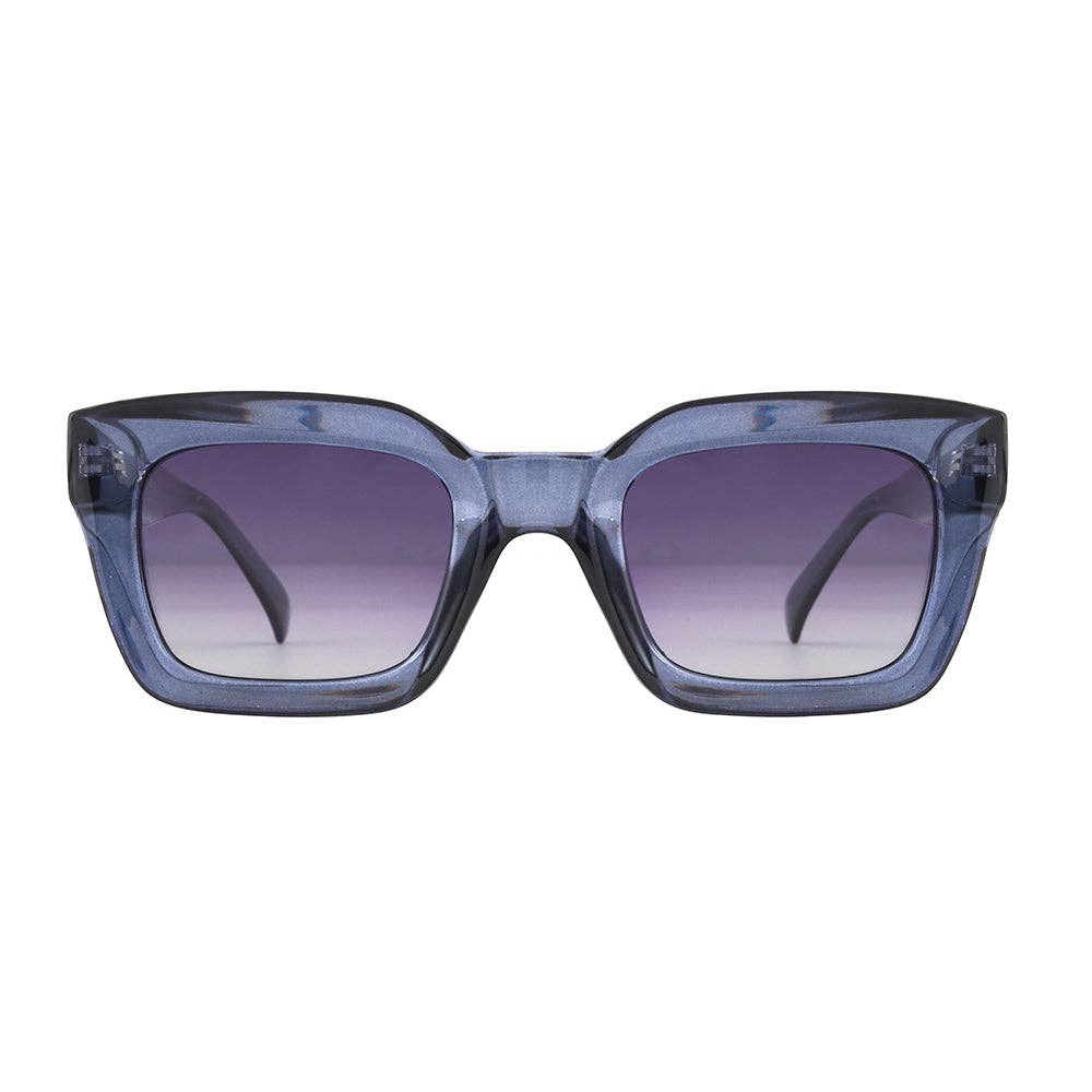 DELPHI | Transparent Blue / Smokey Lens | Polarized Sunglass