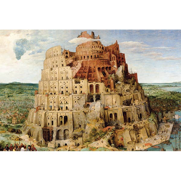 Bruegel - Tower of Babel 1000 Piece Puzzle