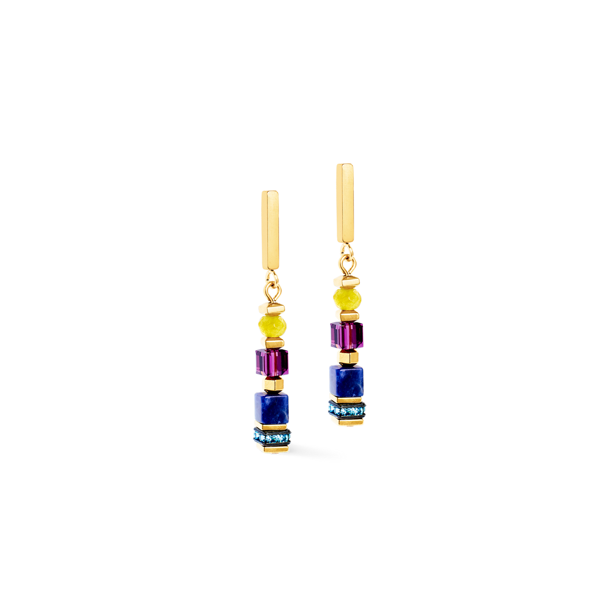 Earrings Wave Precious Flow gold-energy