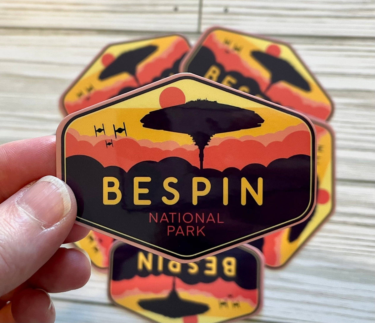 Star Wars National Park, Bespin, Vinyl Sticker