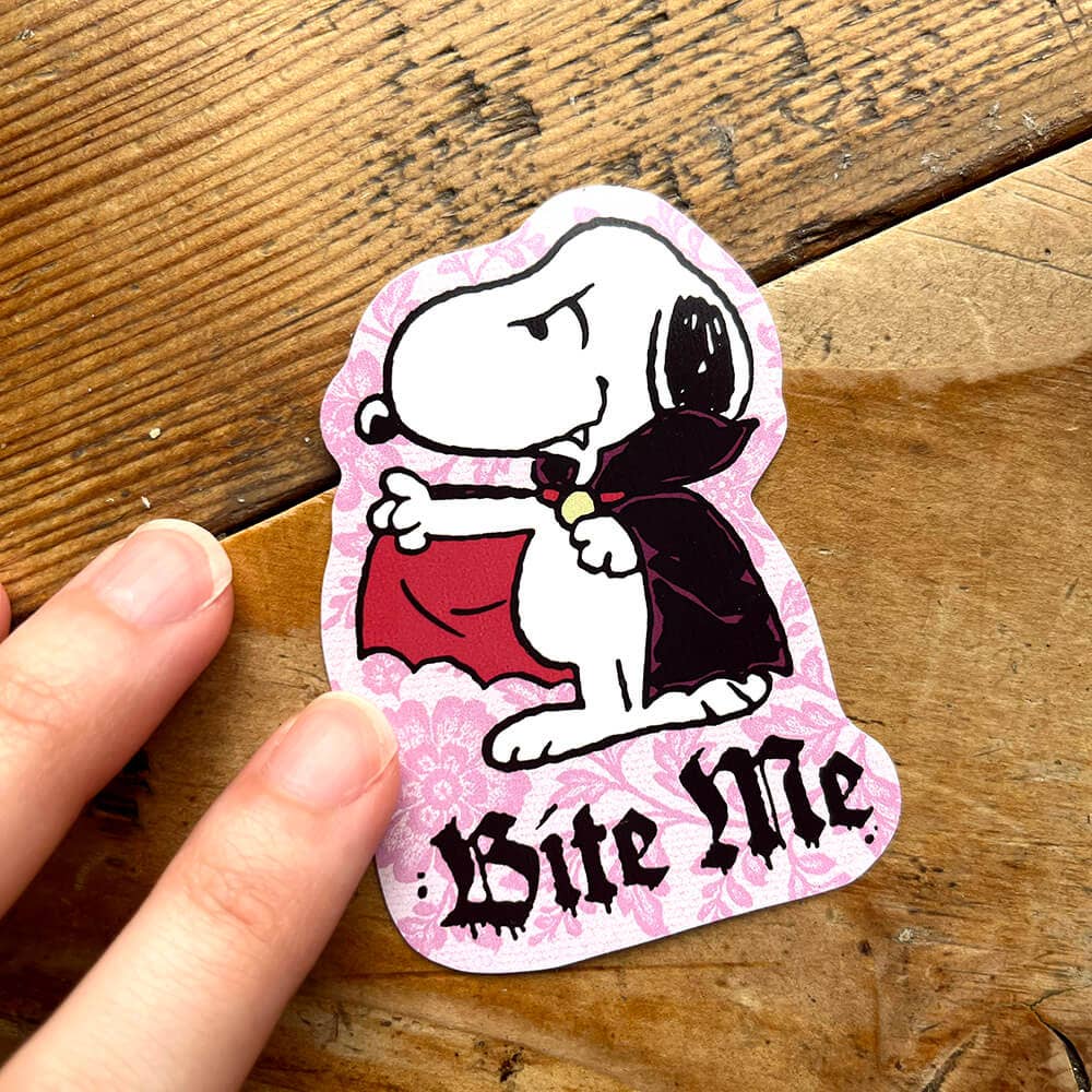 Vampire Snoopy Die-Cut Sticker