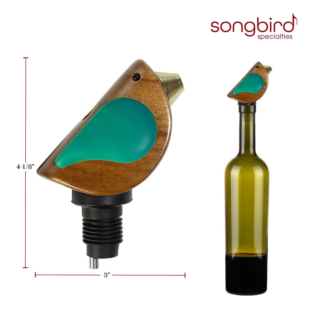 Songbird Specialties® "Singing" Wine Bottle Pourer