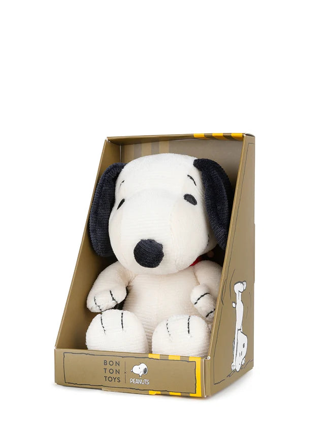 Snoopy Mini Corduroy Cream In Giftbox