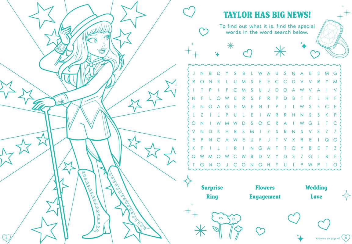 Taylor Swift Friends Forever Coloring & Activity Book