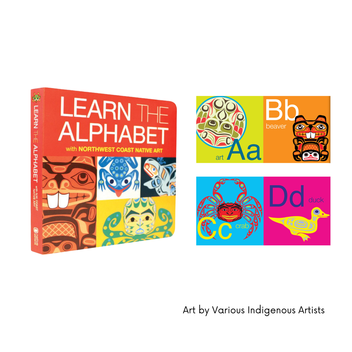 Learn the Alphabet | Indigenous Art Board Book