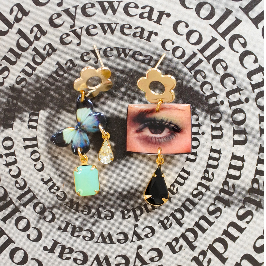 Gossamer gaze dangle set