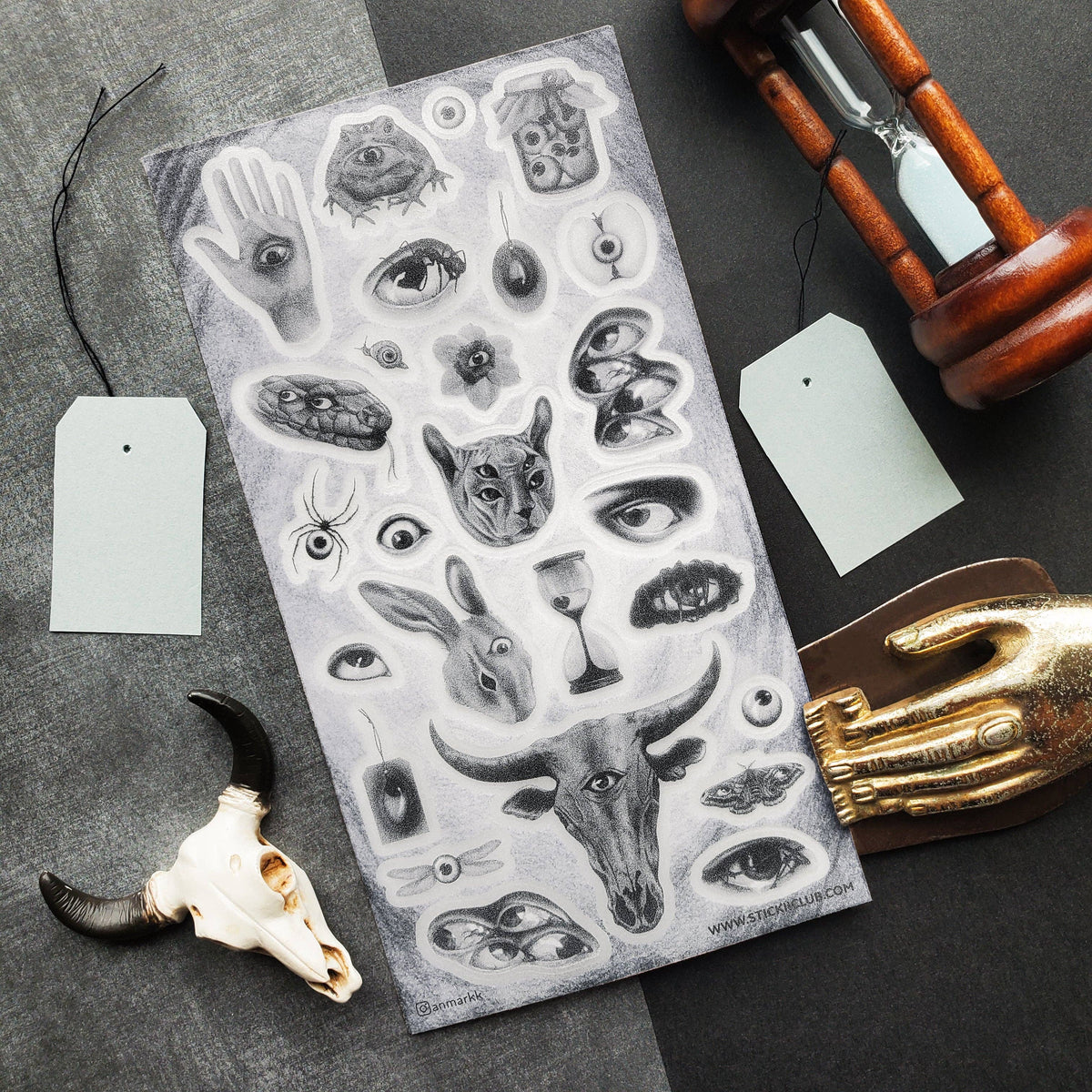 All Eyes Open Sticker Sheet