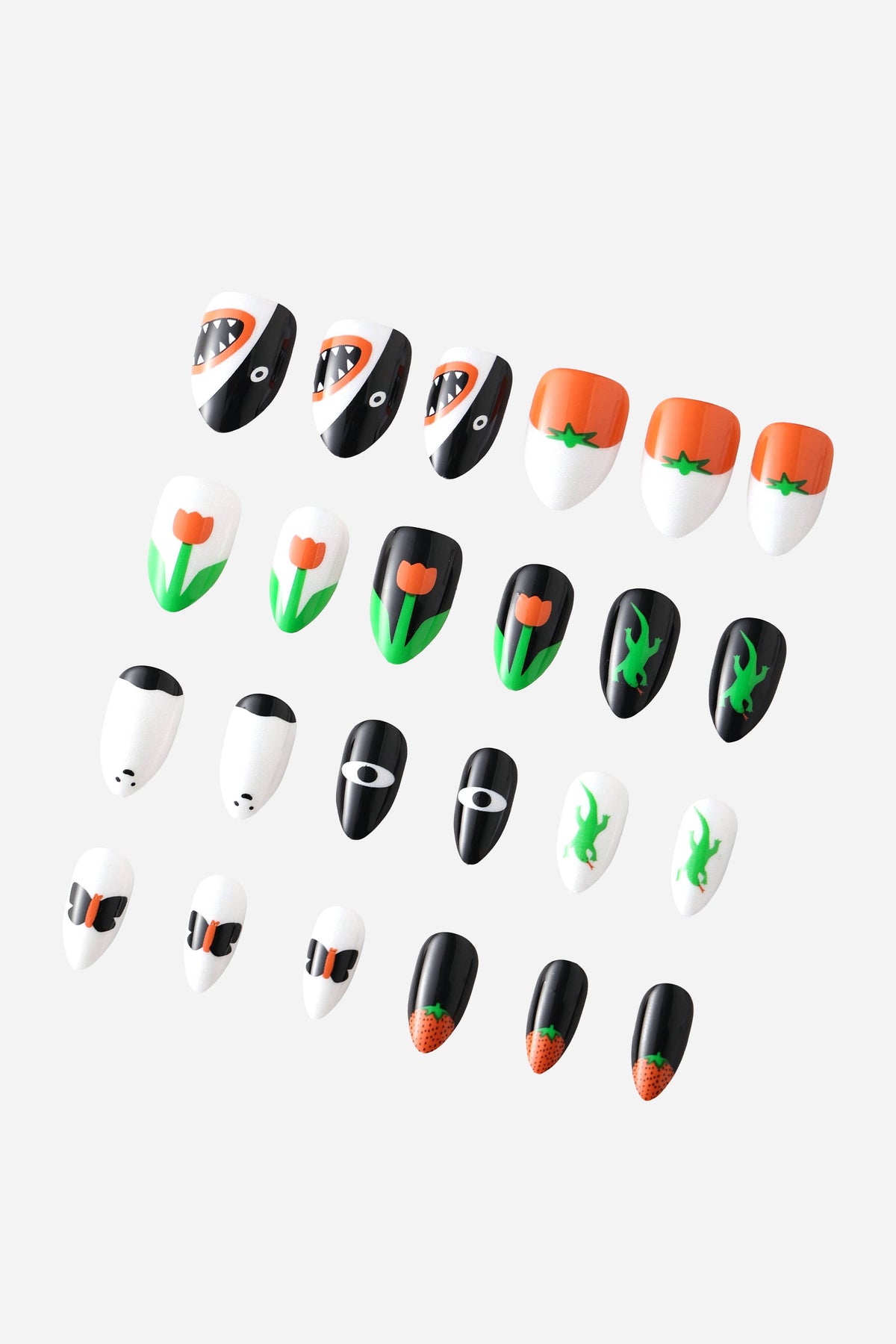 Ghost and Shark - Press-on Nails By Lorien Stern