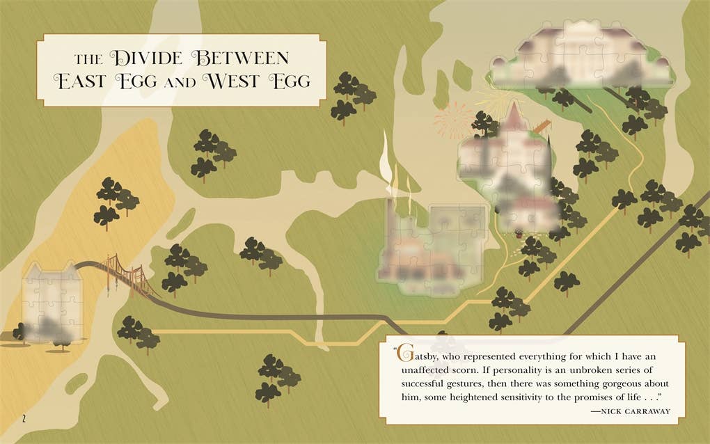 Sticker Jigsaw: The Great Gatsby