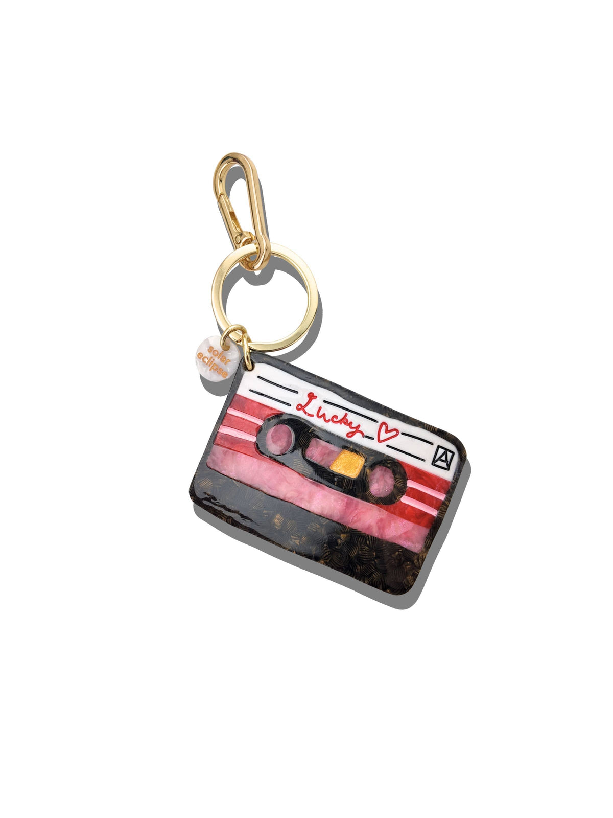 Lucky Cassette Bag Charm + Keychain
