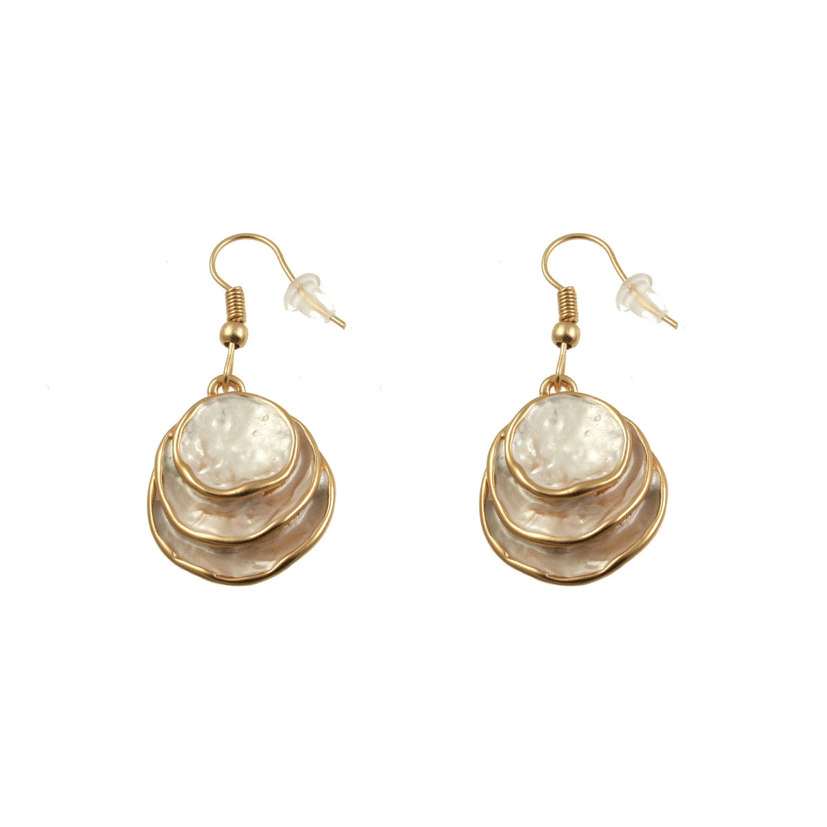 3 Stack Circle Earrings