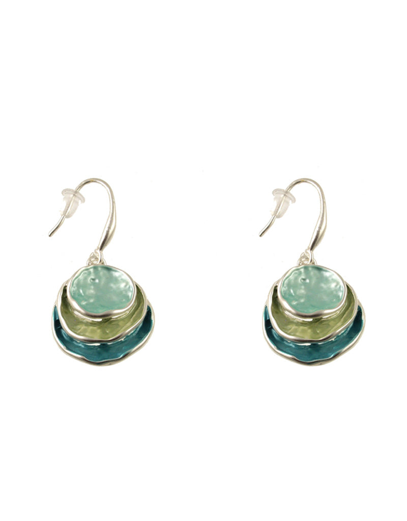 3 Stack Circle Earrings