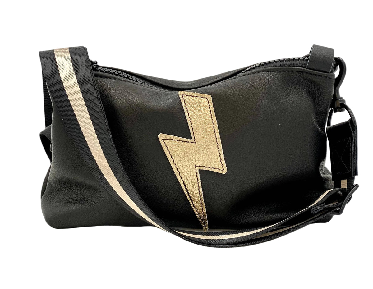 New Nancy Wristlet/Crossbody Bag in Black