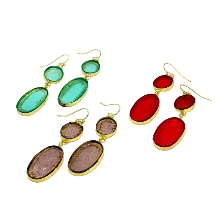 Vintage Window Pane Earrings
