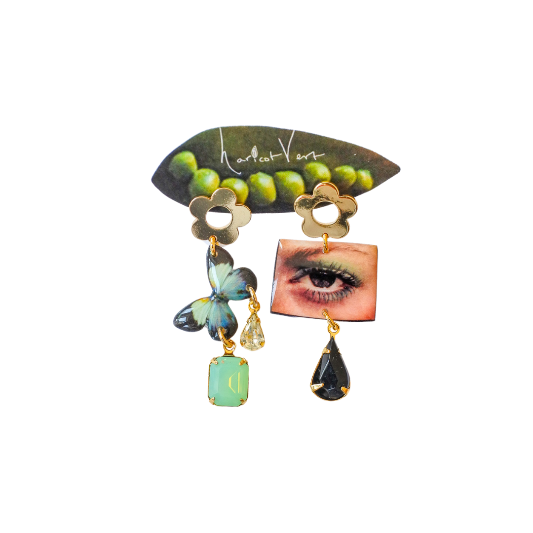 Gossamer gaze dangle set