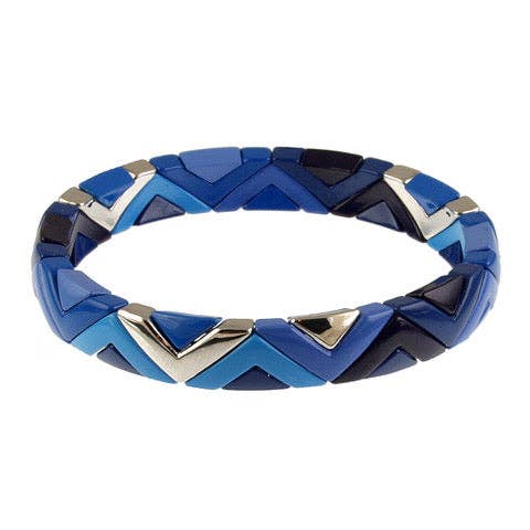Vibe Chevron Zig-Zag Stretch Bracelet