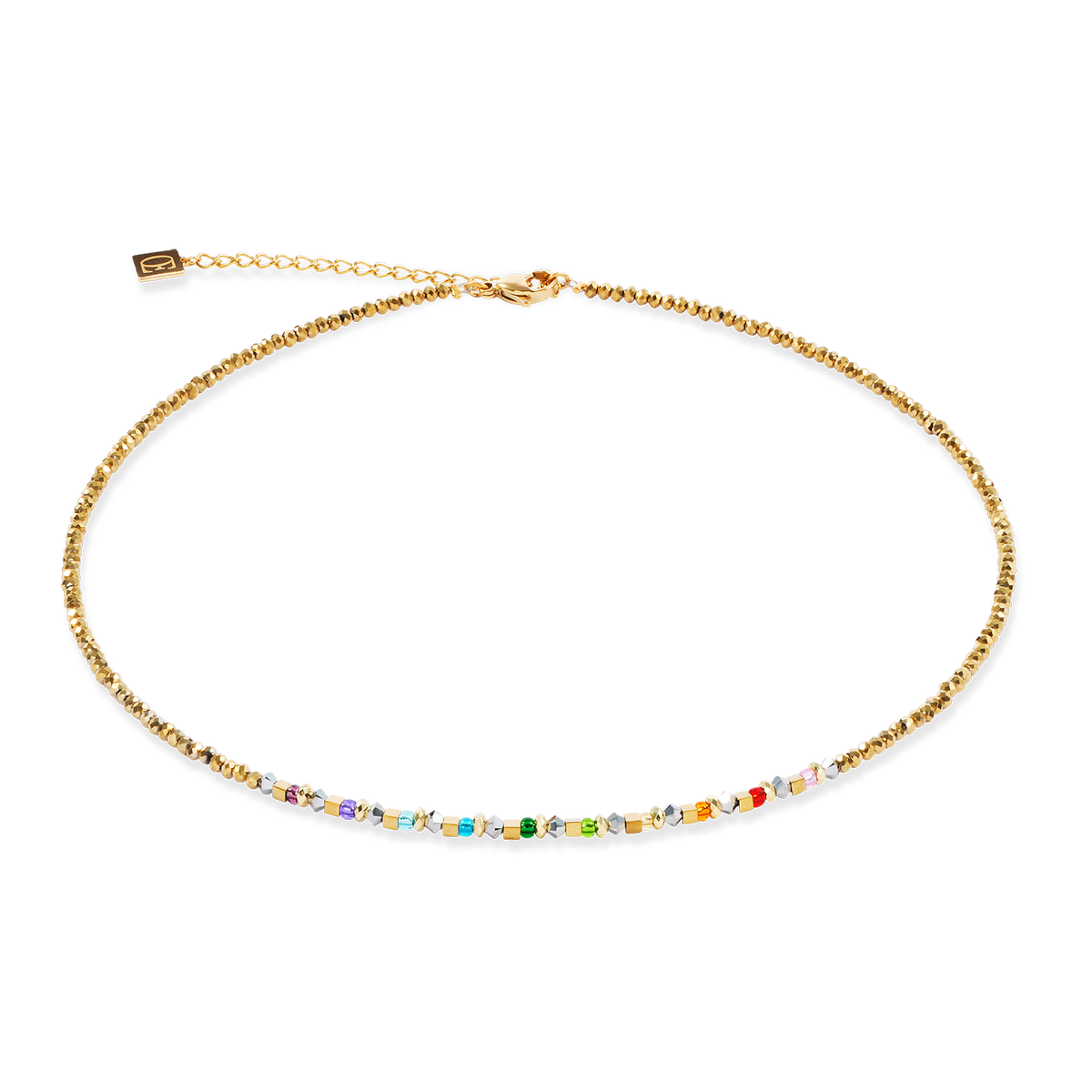 Golden Whisper Rainbow Necklace