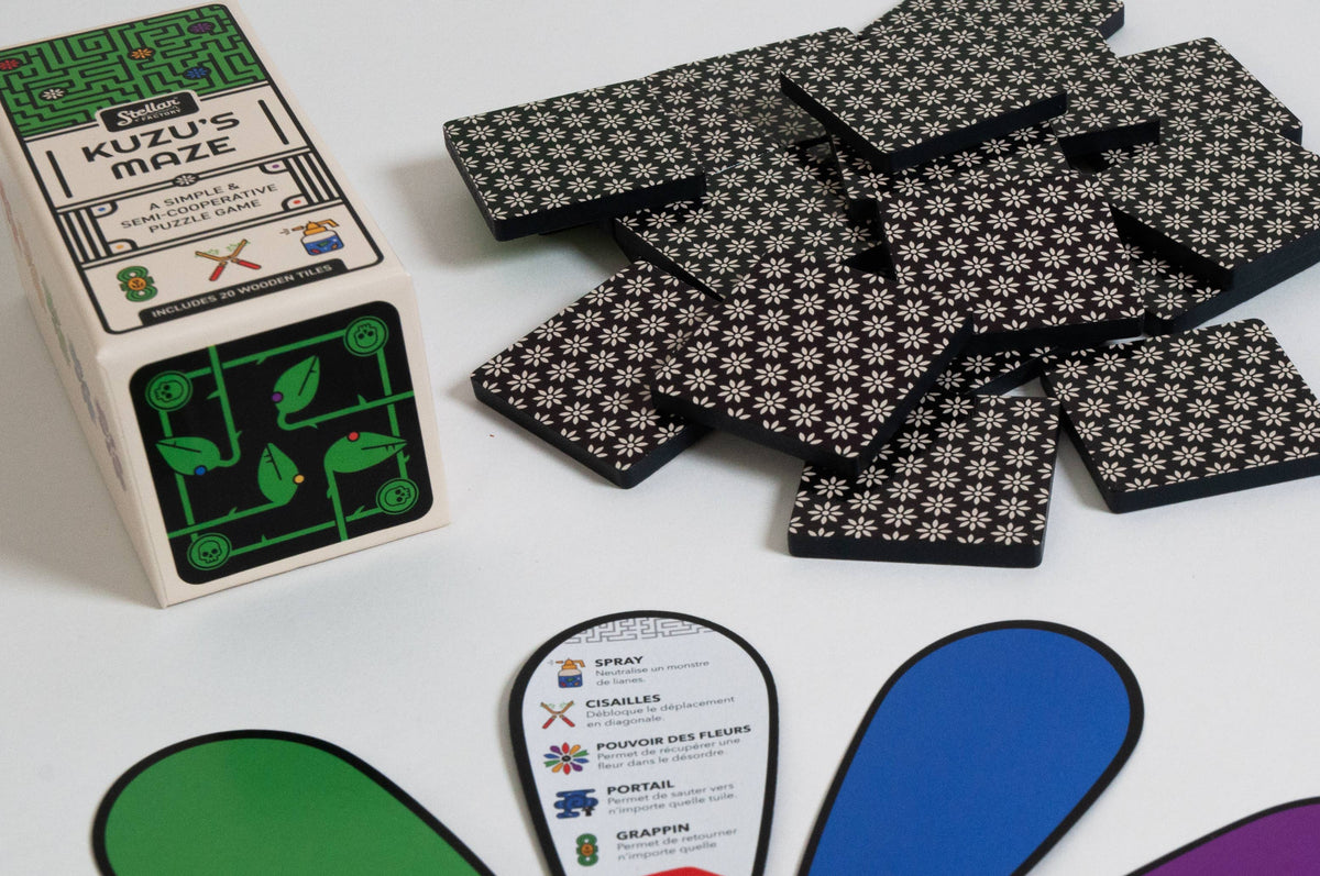 Kuzu's Maze: A Simple and Semi-Cooperative Puzzle Game