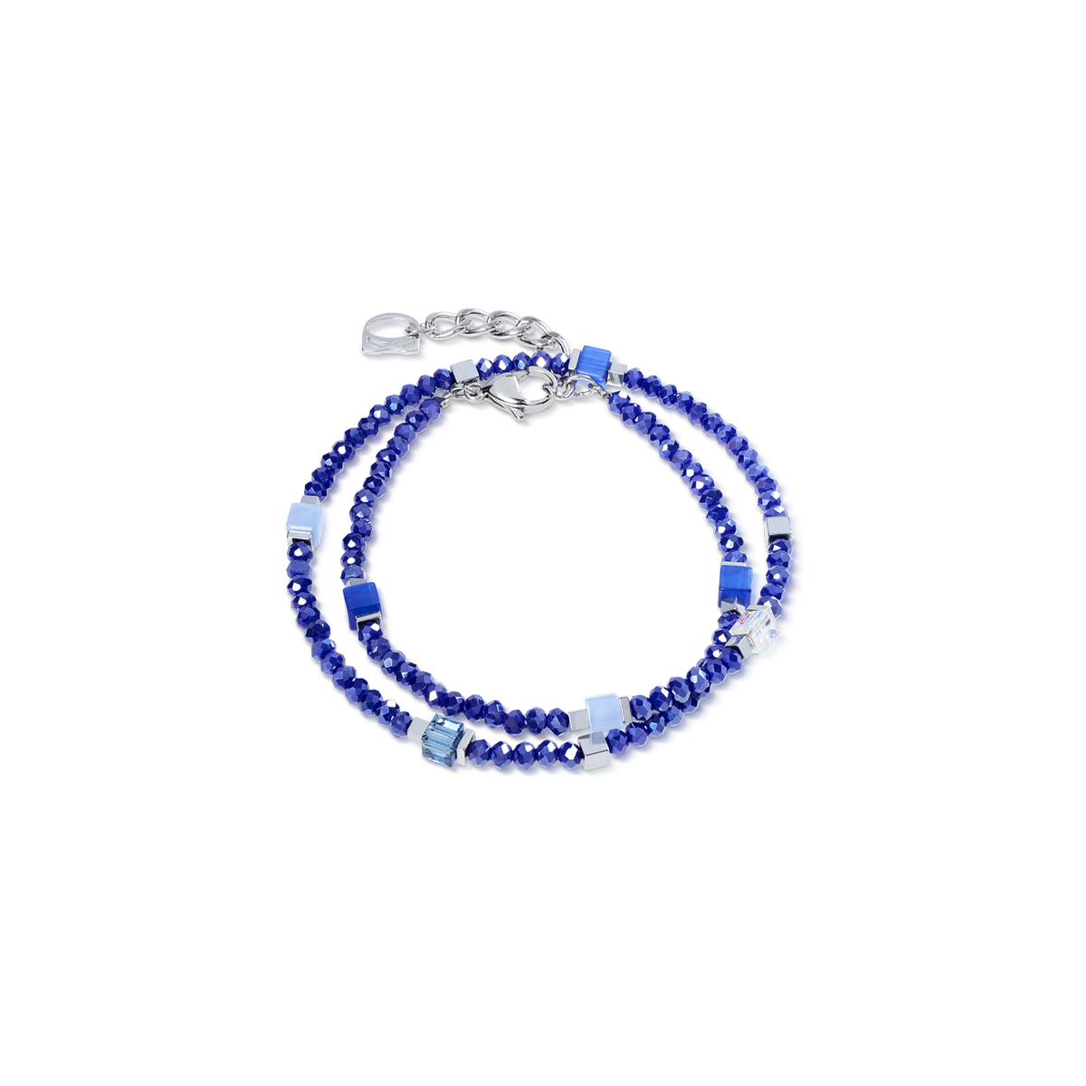 Joyful Colours Flex Bracelet silver-blue