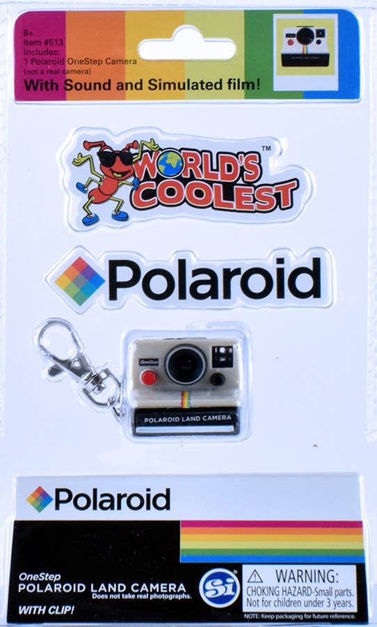 World's Coolest Polaroid Camera Keychain