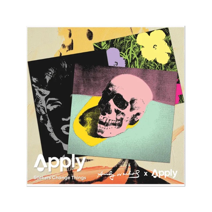 70s Silkscreen By Andy Warhol - Sticker Pack of 3