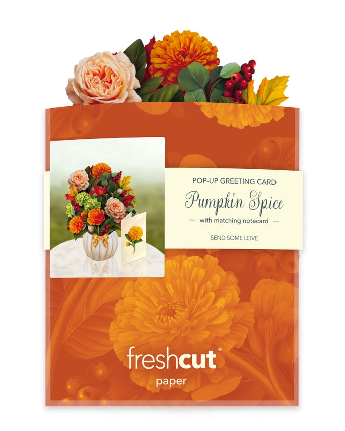 Pumpkin Spice Pop-up Flower