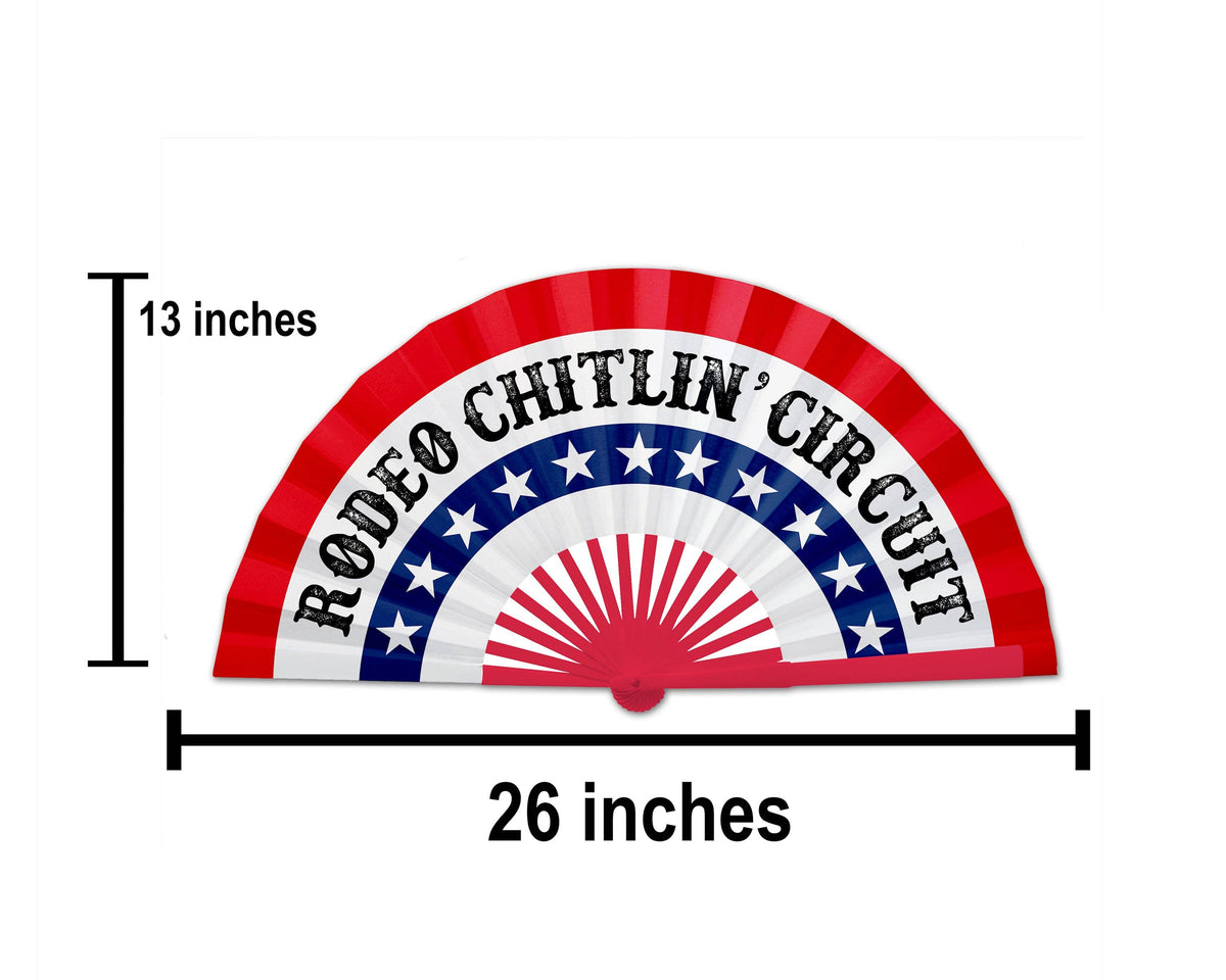Rodeo Chitlin' Circuit Hand Fan