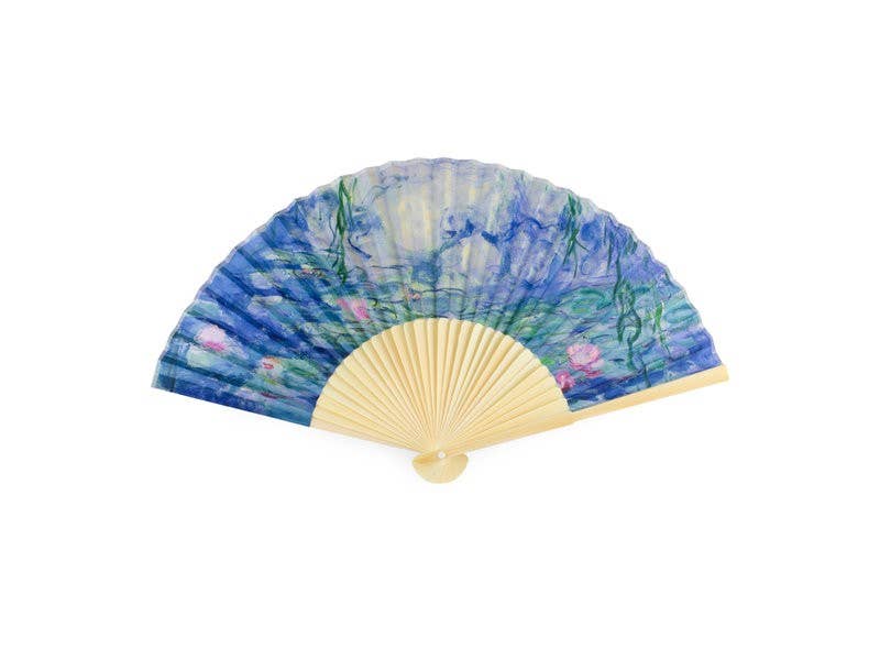 Claude Monet, Waterlilies/Nymphéas Bamboo Hand Fan