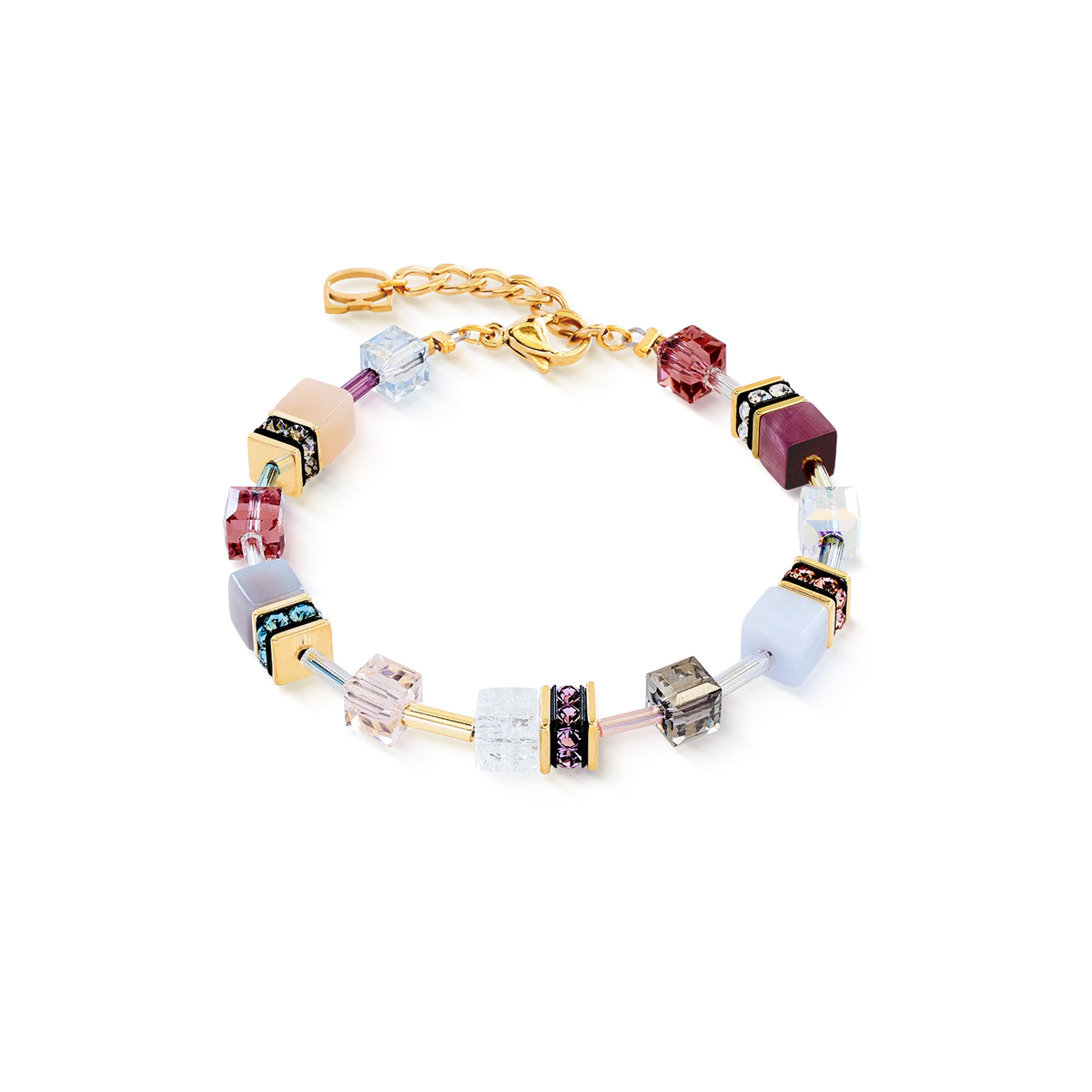Golden Blush GeoCUBE Iconic Precious Bracelet