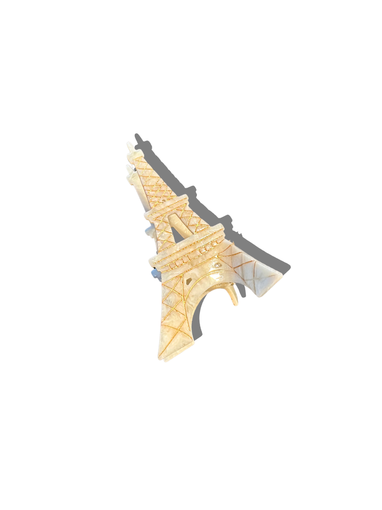 Hand-painted Eiffel Tower Paris Claw Hair Clip