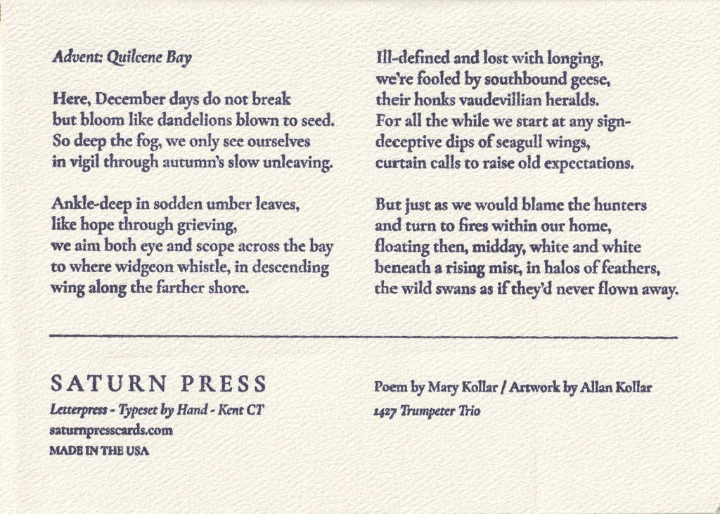 Trumpeter Trio Individual Card