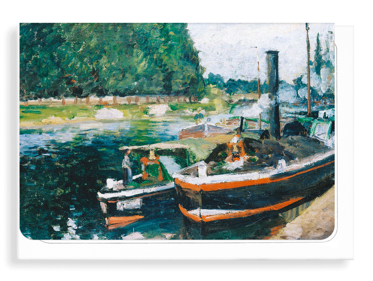 Barges at Pontoise (1876): Individual Card