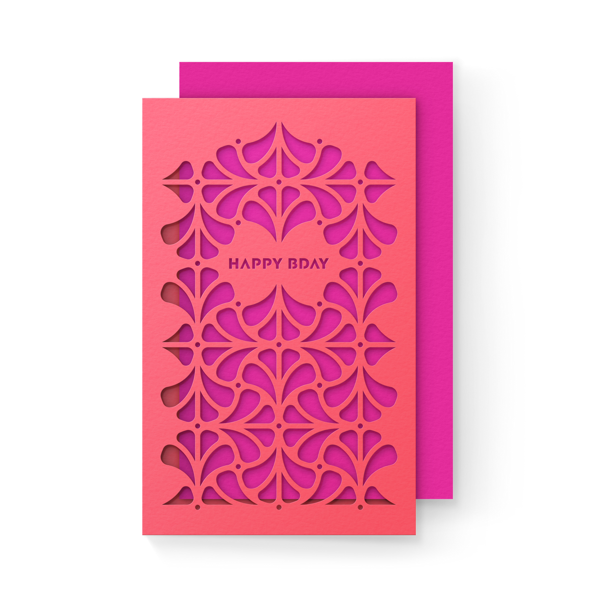 Happy Bday Garden Mini Layered Card
