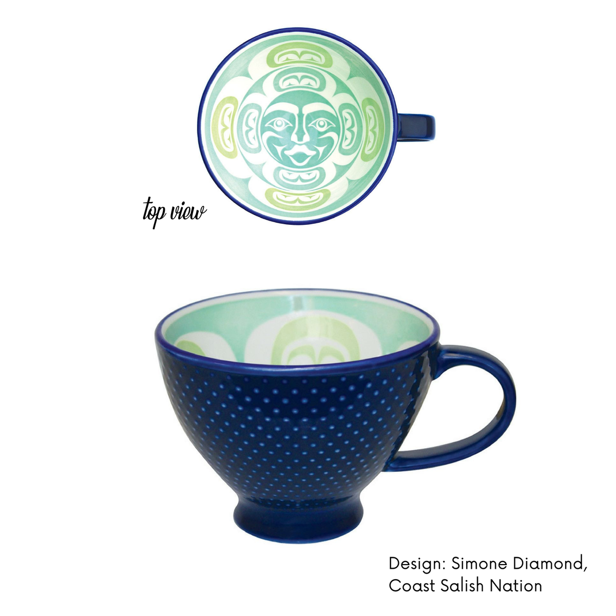 Art Cups with Contemporary Indigenous Design