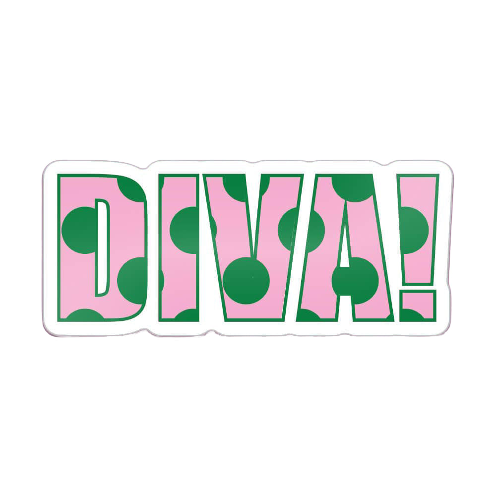 DIVA Polka Dot Sticker