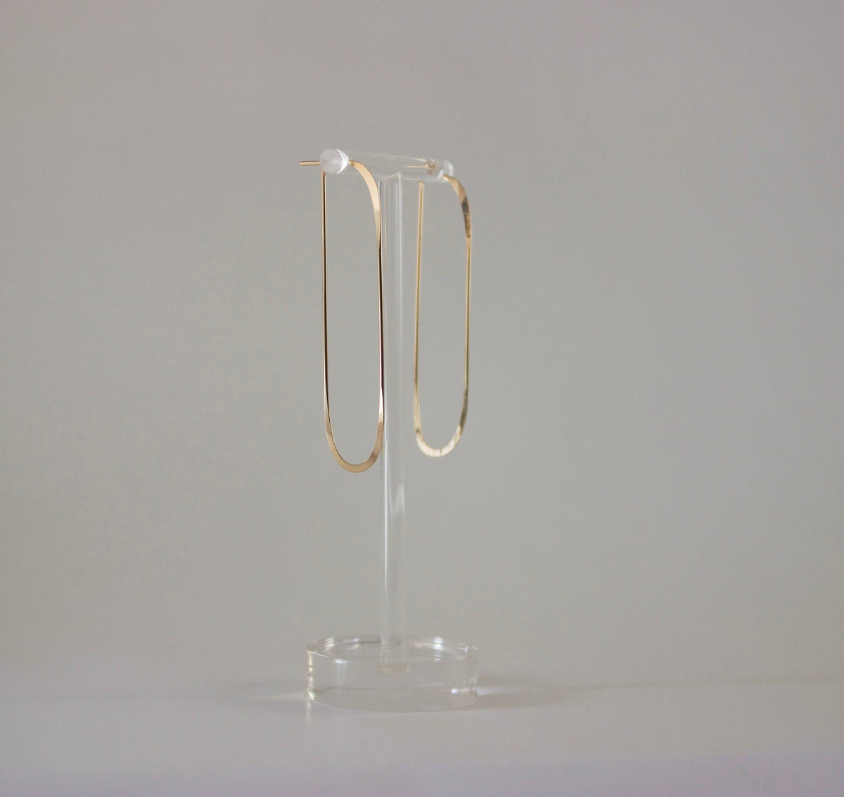 Long Oval Earrings