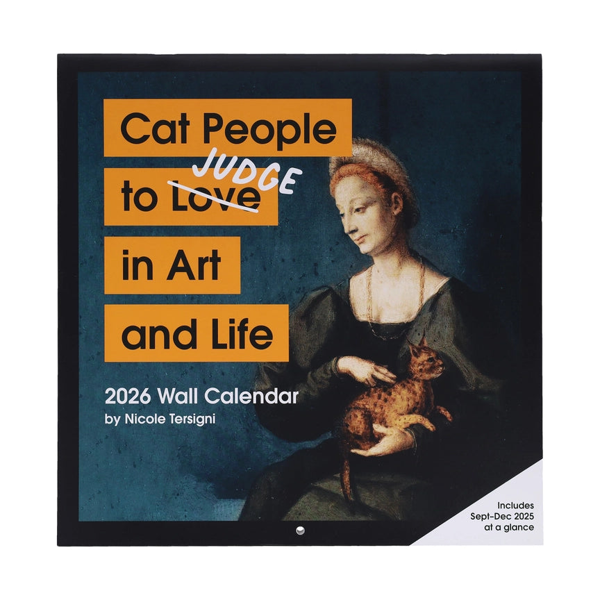 Cat People To Judge in Art and Life 2026 Wall Calendar