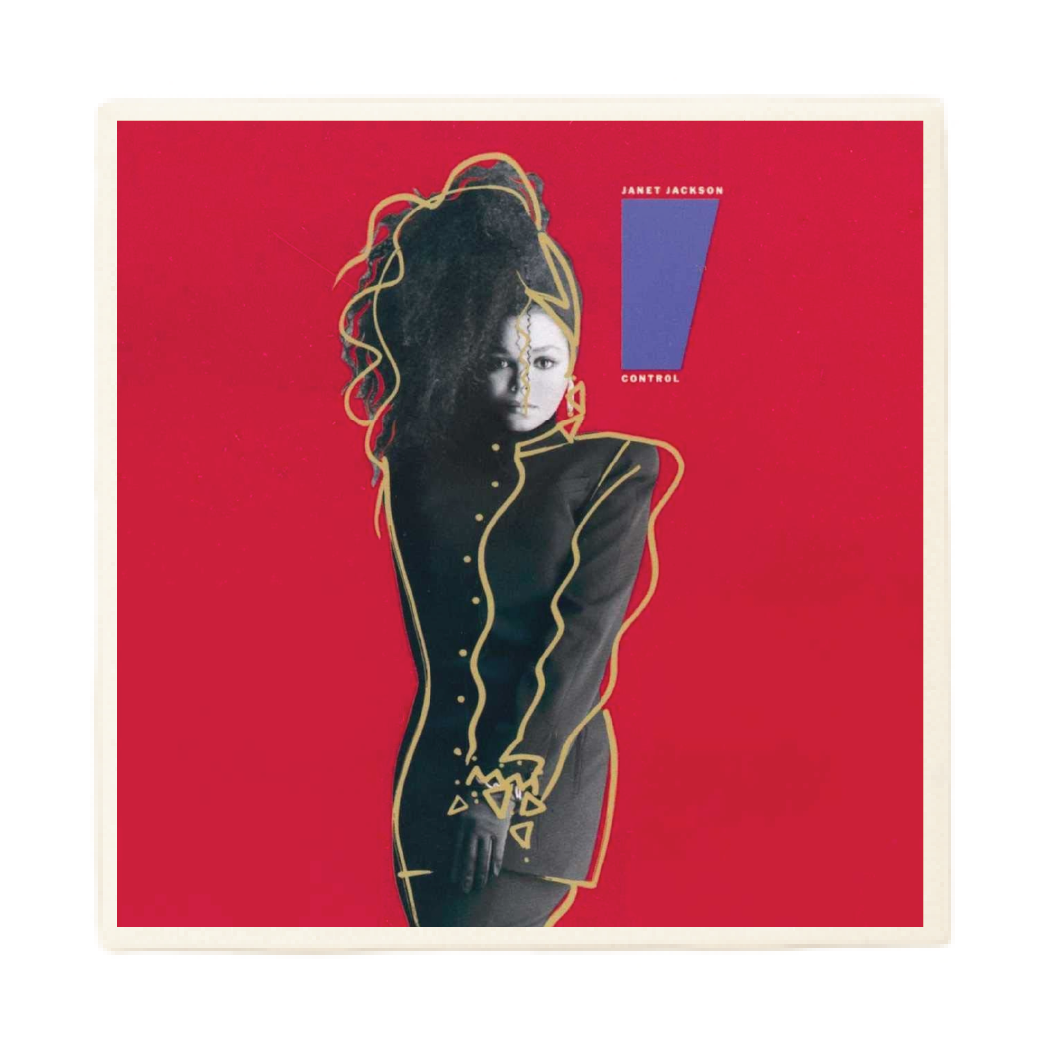 Janet Jackson Control Album Coaster