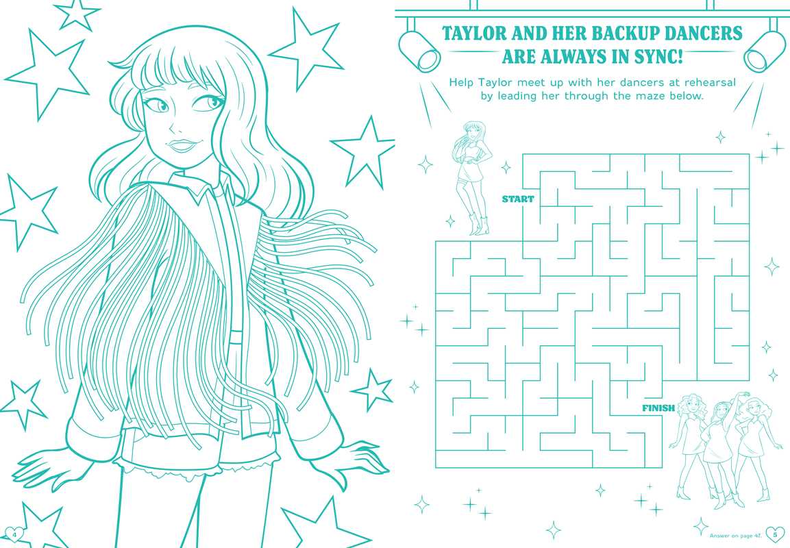 Taylor Swift Friends Forever Coloring & Activity Book