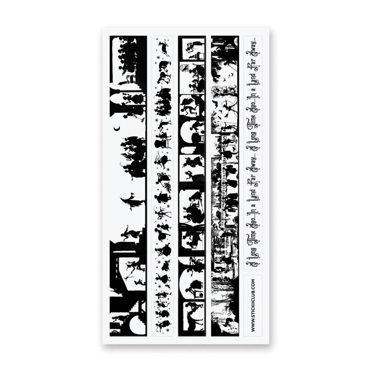Silhouette Story Strips Sticker Sheet