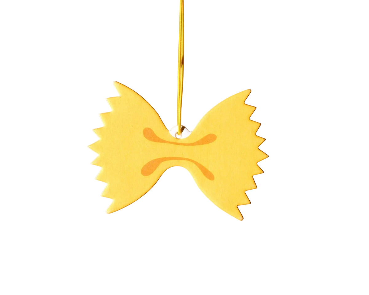 Farfalle Bowtie Pasta Air Freshener - Lemon Scent