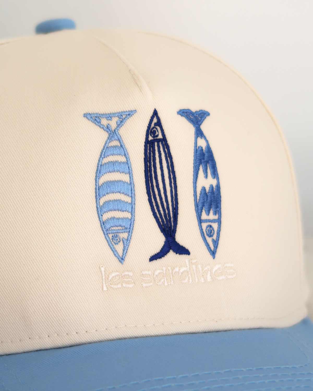 Les Sardines Embroidered Fish Hat
